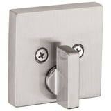 Kwikset Downtown Satin Nickel Single Cylinder Deadbolt featuring SmartKey Security with Microban Antimicrobial Technology
