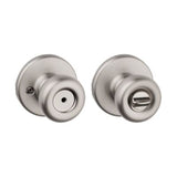 Kwikset Tylo Satin Chrome Bed/Bath Door Knob