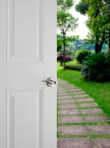 Kwikset Balboa Satin Nickel Keyed Entry Door Lever with Pin & Tumbler, Reversible, Grade 3