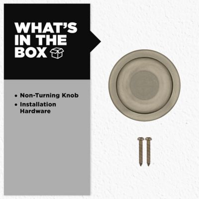 Kwikset Tylo Satin Nickel Dummy Knob – Universal Handing