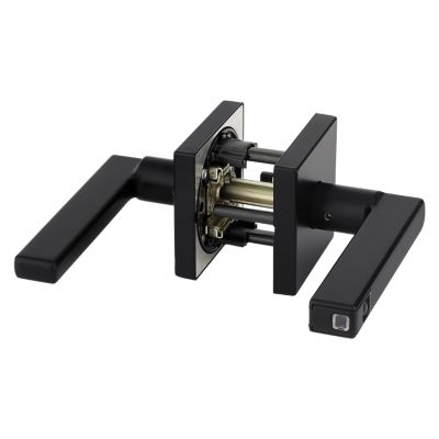 Kwikset Halifax Matte Black Passage Lever, Right or Left Handed