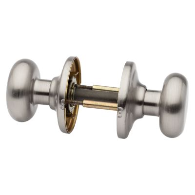 Kwikset Juno Hall/Closet Door Knob, Satin Nickel (720J 15)