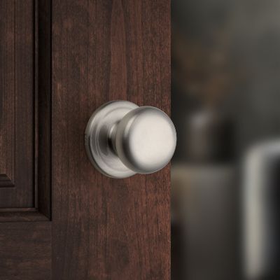 Kwikset Juno Hall/Closet Door Knob, Satin Nickel (720J 15)