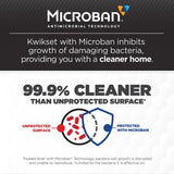 Kwikset Tustin Satin Nickel Left-Handed Half-Dummy Door Lever with Microban Antimicrobial Technology
