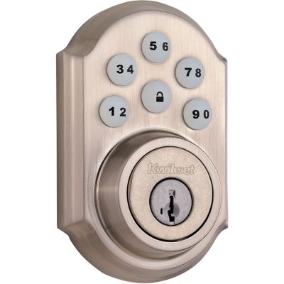 Z-Wave SmartCode 910 Venetian Bronze Single Cylinder Electronic Deadbolt Featuring SmartKey Security