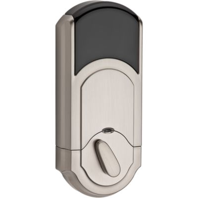 Z-Wave SmartCode Lifetime Polished Brass Single Cylinder Electronic Deadbolt Featuring SmartKey Security