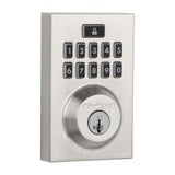 SmartCode 913 Contemporary Venetian Bronze Single Cylinder Electronic Deadbolt with Halifax Hall/Closet Lever