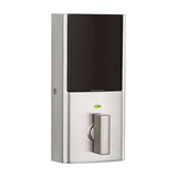 SmartCode 913 Contemporary Venetian Bronze Single Cylinder Electronic Deadbolt with Halifax Hall/Closet Lever