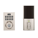Kwikset SmartCode 914 Z-Wave Contemporary Single Cylinder Electronic Deadbolt, Satin Nickel, SmartKey Security
