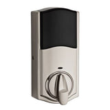 Kwikset 914 Signature 2nd Gen Traditional Satin Nickel Single Cylinder Electronic Deadbolt with SmartKey & Home Connect (Zigbee)