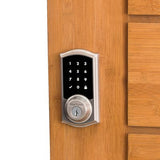 Premis Touchscreen Smart Lock Single Cylinder Venetian Bronze Electronic with Avalon Handleset and Tustin Lever