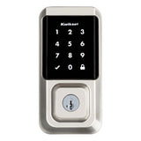 HALO Satin Nickel Single-Cylinder Electronic Smart Lock Deadbolt Featuring SmartKey Security, Touchscreen and Wi-Fi