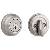 Kwikset 980 Series Iron Black Single Cylinder Deadbolt featuring SmartKey Security