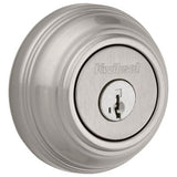 Kwikset 980 Series Iron Black Single Cylinder Deadbolt featuring SmartKey Security