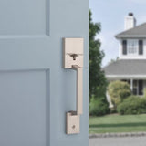Kwikset Amador Satin Nickel Single Cylinder Door Handleset Less Interior Pack with Microban Antimicrobial Technology