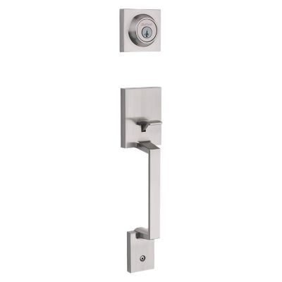 Kwikset Amador Venetian Bronze Single Cylinder Door Handleset, Exterior Pack Only, with Microban Antimicrobial Technology