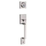 Kwikset Amador Satin Nickel Single Cylinder Door Handleset Less Interior Pack with Microban Antimicrobial Technology