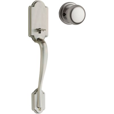Kwikset Arlington Venetian Bronze Handle Only without Deadbolt with Hancock Door Knob