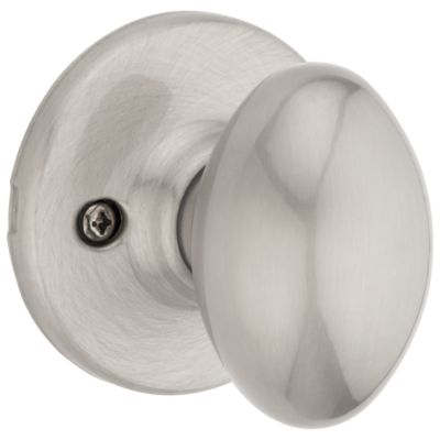 Kwikset Aliso Satin Nickel Passage Hall/Closet Door Knob