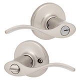 Kwikset Balboa Satin Nickel Exterior Entry Door Lever, Keyed Pin & Tumbler