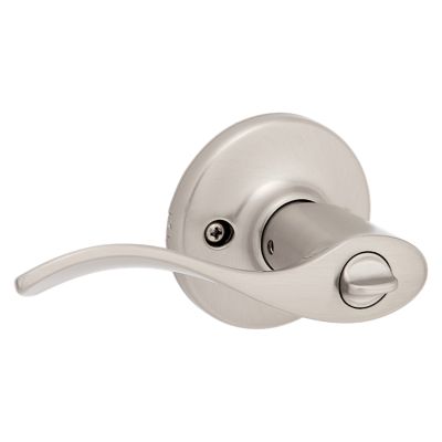Kwikset Balboa Satin Nickel Entry Lockset, ANSI/BHMA Grade 3, KW1, 1-3/4 in
