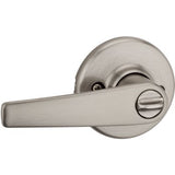 Kwikset Delta Satin Chrome Entry Door Lever with SmartKey Security