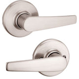 Kwikset Delta Satin Chrome Passage Hall/Closet Door Lever