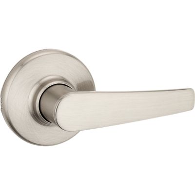 Kwikset Delta Satin Chrome Passage Hall/Closet Door Lever