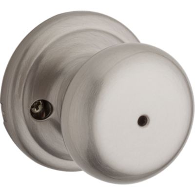 Kwikset Hancock Polished Chrome Privacy Bed/Bath Door Knob