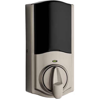 Kevo Convert Smart Lock Satin Nickel Conversion Kit Featuring Bluetooth Technology