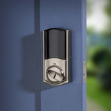 Kevo Convert Smart Lock Satin Nickel Conversion Kit Featuring Bluetooth Technology