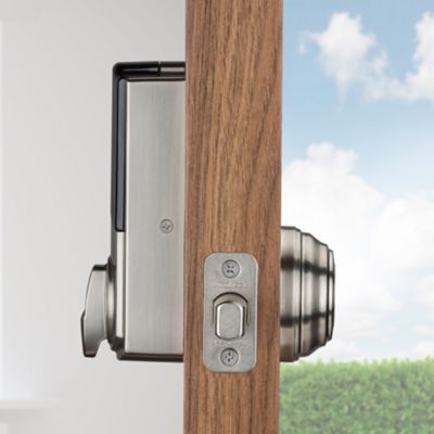 Kevo Convert Smart Lock Satin Nickel Conversion Kit Featuring Bluetooth Technology