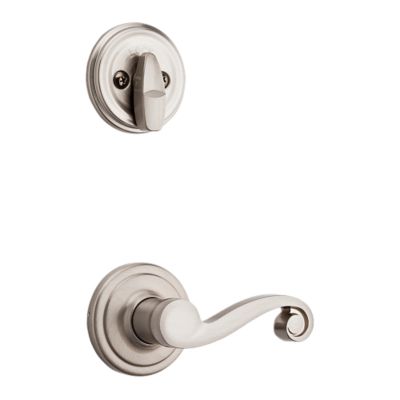 Kwikset Arlington Venetian Bronze SmartKey Single-Cylinder Deadbolt Keyed Entry Door Handleset with Lido Lever