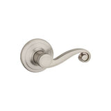 Lido Satin Nickel Left-Handed Dummy Door Lever with Microban Antimicrobial Technology