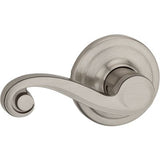 Kwikset Lido Satin Nickel Passage Hall/Closet Door Lever with Microban Antimicrobial Technology