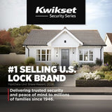 Kwikset Balboa Satin Nickel Single-Cylinder Deadbolt Universal Keyed Entry Door Handle Combo Pack (1 Handle and 1 Deadbolt)