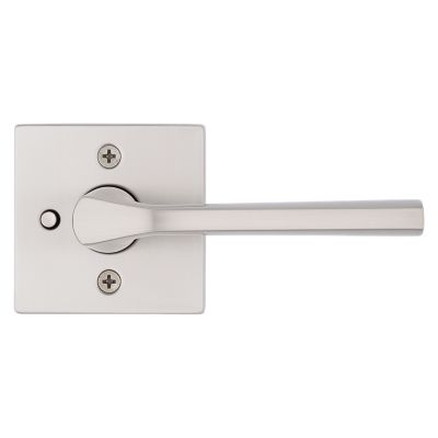 Kwikset Lisbon Polished Chrome Square Privacy Bed/Bath Door Lever