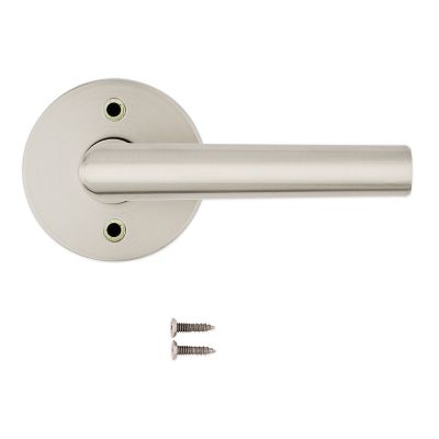 Kwikset Milan Satin Nickel Dummy Lever, Reversible (Right or Left Handed)