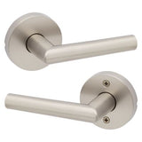 Kwikset Milan Satin Nickel Passage Hall/Closet Door Lever, Round Rose