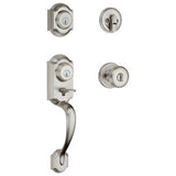 Kwikset Montara Venetian Bronze Single Cylinder Handleset with Juno Entry Knob, SmartKey Security