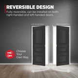 Chelsea Satin Nickel Single Cylinder Door Handleset with Juno Door Knob Featuring SmartKey Security