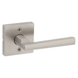 Kwikset Montreal Square Satin Nickel Passage Hall/Closet Door Lever