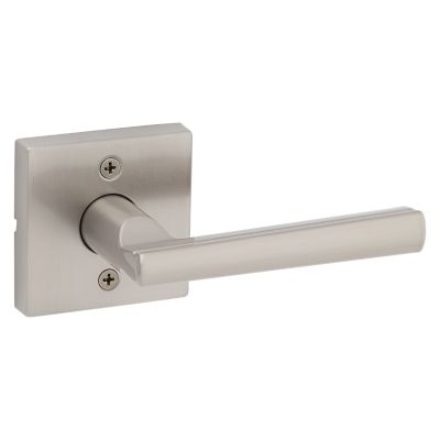 Kwikset Montreal Square Satin Nickel Passage Hall/Closet Door Lever