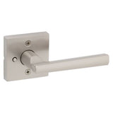Montreal Square Satin Nickel Privacy Bed/Bath Door Lever