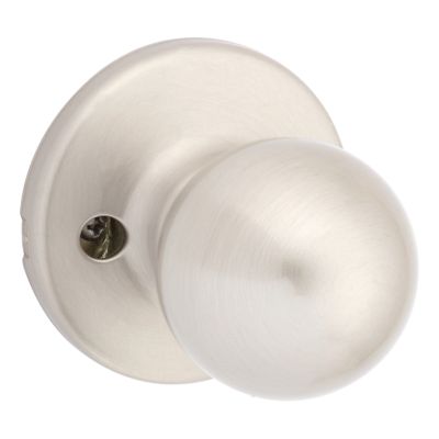 Kwikset Polo Satin Chrome Dummy Knob, Universal Handed (Right or Left)