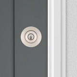 Kwikset Polo Satin Nickel Keyed Entry Door Knob with SmartKey Security