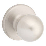 Polo Satin Nickel Hall/Closet Door Knob Featuring Microban Antimicrobial Technology