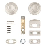Kwikset Tylo Polished Brass Passage Hall/Closet Door Knob with Microban Antimicrobial Technology