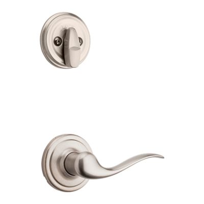 Kwikset Arlington Venetian Bronze SmartKey Single-Cylinder Deadbolt Keyed Entry Door Handleset with Tustin Lever