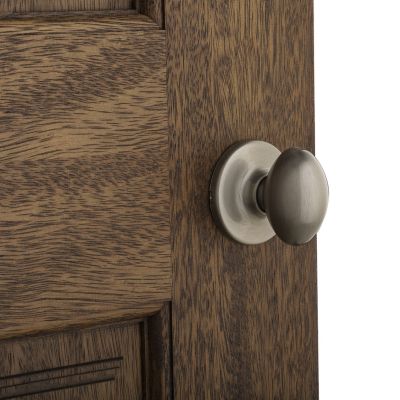Kwikset Aliso Satin Nickel Passage Hall/Closet Door Knob